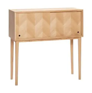 Consola HERRINGBONE 90x35 cm, Roble Natural - Hübsch