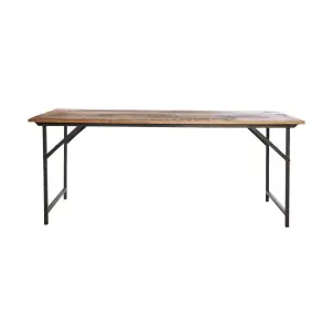 Mesa PARTY madera 180x80 cm, plegable - House Doctor