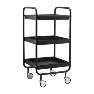 Carrito ROLL, Metal Negro - House Doctor