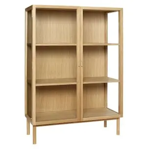 Vitrina PANORAMA roble FSC 140 cm - Hübsch