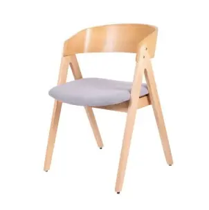 Silla NIKAN roble gris claro - Vackart