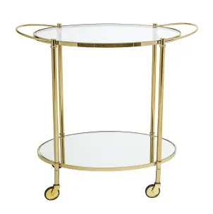 Mesa de Bar FINE, Vidrio Dorado - Bloomingville