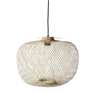 Lámpara de Techo RODI Ø42 cm, Bambú Natural - Bloomingville