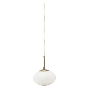 Lámpara de Techo OPAL Ø22 cm, Blanco - House Doctor