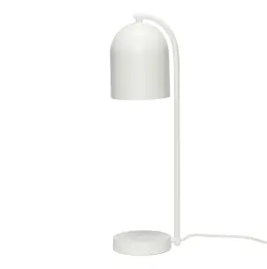 Lámpara de Mesa MOIKEN, Metal Blanco - Hübsch