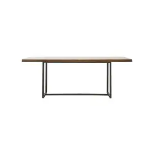 Mesa KANT de Comedor 200x90 cm, Madera Natural / Metal - House Doctor