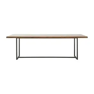 Mesa KANT de Comedor 240x90 cm, Madera Natural / Metal - House Doctor