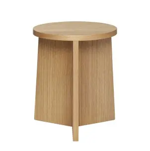 Taburete SPLIT 42 cm, Roble Natural - Hübsch