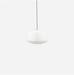 Pantalla Lámpara BIDAR Ø50 cm, Hierro / Papel Blanco - House Doctor