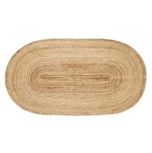 Alfombra MARIETTE 200x100 cm, Yute Natural - Hübsch