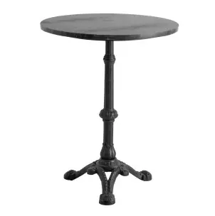 Mesa Auxiliar ALANA, Metal / Mármol Negro - Nordal
