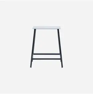 Taburete Bajo RAG 50 cm, Metal Negro - House Doctor