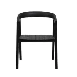 Silla ARC, Teca Reciclada Negra - Dareels