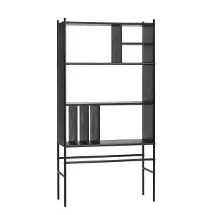 Estantería DIVIDE, Madera / Metal Negro - Hübsch