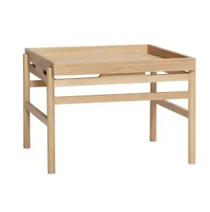 Mesa Auxiliar CUBE, Roble Natural - Hübsch