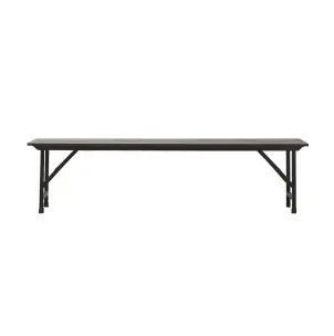 Banco Plegable PARTY, Madera / Metal Negro - House Doctor