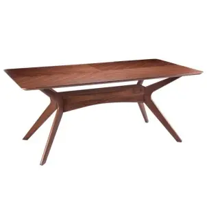 Mesa LEGANCE 180x95 cm de Comedor, Madera / Nogal - Vackart