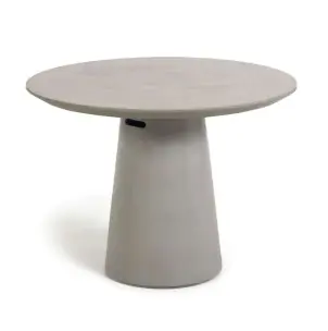 Mesa Itai cemento Ø 120 cm - Kave Home