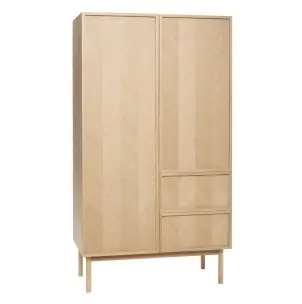 Armario HERRINGBONE Alto 180 cm, Roble Natural - Hübsch
