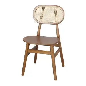 Silla NATALIE, Madera / Ratán Natural - Vackart