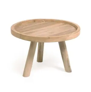 Mesa de centro Glenda teca Ø 55 cm - Kave Home