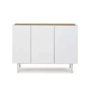 Aparador ARISTA 110x40 cm, Blanco - Teulat