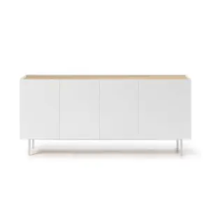 Aparador ARISTA 165x40 cm, Blanco - Teulat