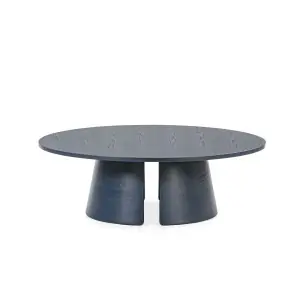 Mesa de Centro CEP Ø110 cm, DM / Fresno Azul - Teulat