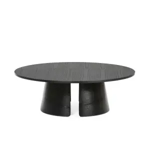 Mesa de Centro CEP Ø110 cm, DM / Fresno Negro - Teulat