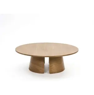 Mesa de Centro CEP Ø110 cm, DM / Roble Natural - Teulat