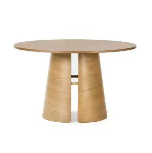 Mesa CEP Ø137 cm de Comedor, DM / Fresno Natural - Teulat