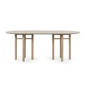 Mesa JUNCO 200x100 cm, DM / Fresno Natural - Teulat