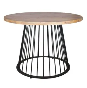 Mesa Alta HARPER 130 cm Metal/Madera - Vackart