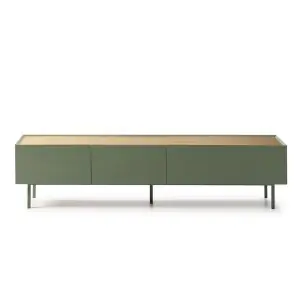 Mueble TV ARISTA 180x40 cm, Verde Claro - Teulat