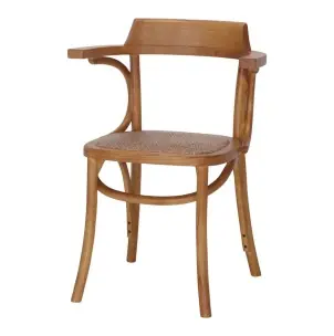 Silla EMATTY, Madera / Ratán Natural - Vackart