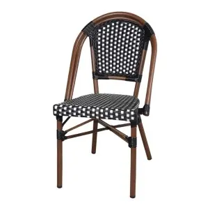 Silla LADY, Aluminio / Ratán Sintético - Vackart