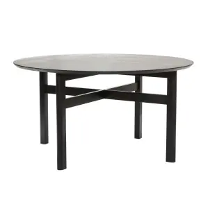 Mesa FJORD Ø140 cm, Madera Negra - Hübsch