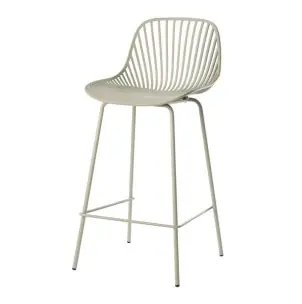 Taburete Alto SKÅL 70 cm, Metal / Polipropileno Menta - Vackart