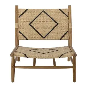 Sillón LENNOX, Teca / Ratán Natural - Bloomingville