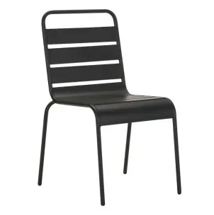 Silla Exterior HELO, Metal Negro - House Doctor