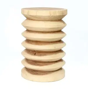 Taburete Galapagos 45cm Natural - Bazar Bizar