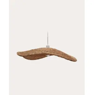 Pantalla para lámpara de techo Bisbal ratán natural Ø80cm - Kave Home