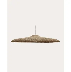 Pantalla para lámpara de techo Cruilles de fibras naturales con acabado natural Ø100cm - Kave Home