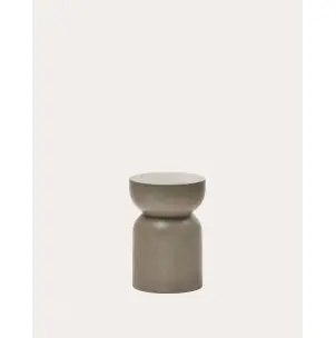 Mesa auxiliar redonda Garbet de cemento Ø 32 cm - Kave Home