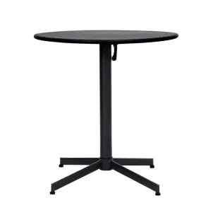 Mesa HELO Ø70 cm de Comedor, Metal Negro - House Doctor