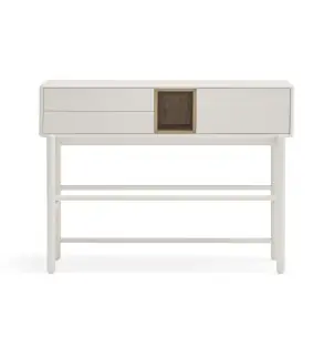 Consola CORVO 120x35 cm, DM Crema / Roble - Teulat