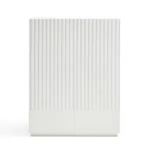 Aparador DORIC 91x120 cm, DM Blanco / Interior Crema - Teulat