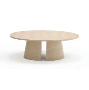 Mesa de Centro CEP Ø110 cm, DM / Fresno Natural Claro - Teulat