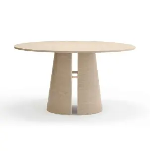 Mesa CEP Ø137 cm de Comedor, DM / Fresno Natural Claro - Teulat
