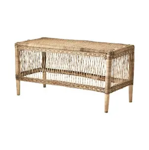 Mesa de Centro TRIBE M, Madera / Ratán / Natural - Affari